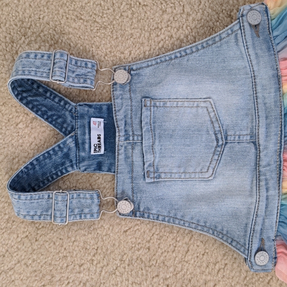 Toddler Overall Tutu Dress (4T) - Picture 2 of 5